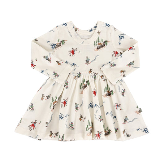 long sleeve twirl dress | mountain express